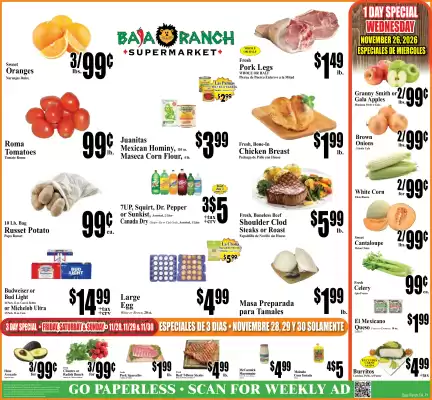 Baja Ranch weekly ad (valid until 2-12)