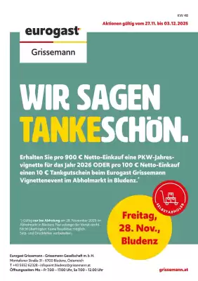 Eurogast Grissemann Flugblatt