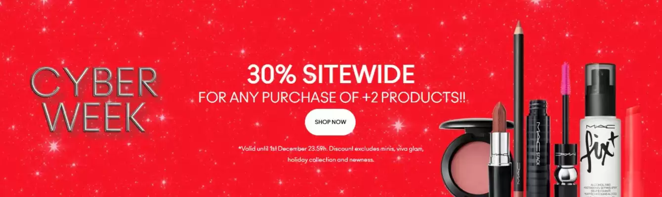 MAC Cosmetics catalogue (valid until 1-12)