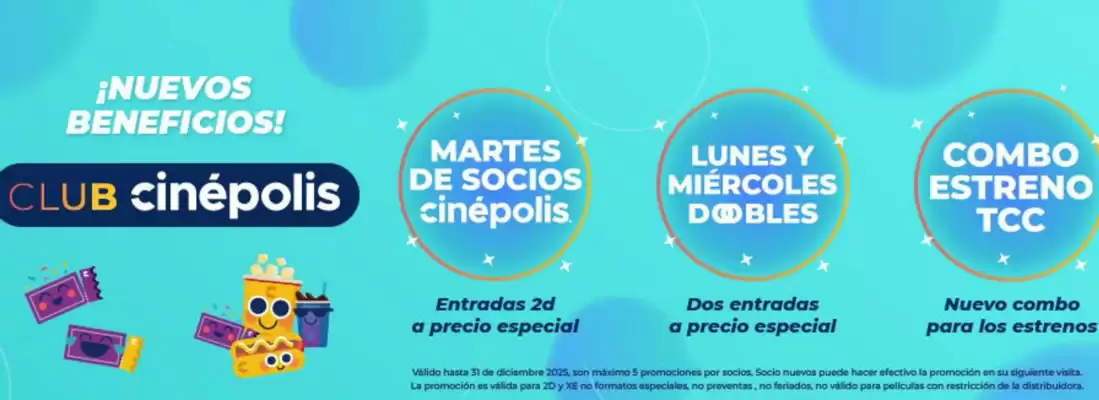 Catálogo Cinépolis (válido hasta 31-12)