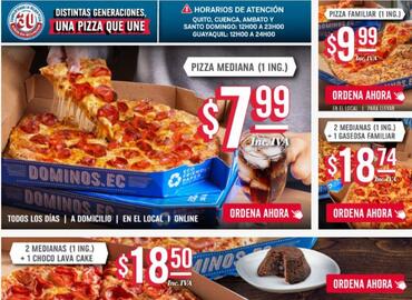 Catálogo Domino's Pizza Página 1