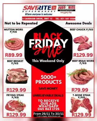 Saverite catalogue (valid until 30-11)