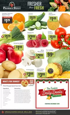 Produce Depot flyer (valid until 2-12)