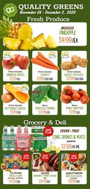 Quality Greens flyer week 48 Page 1