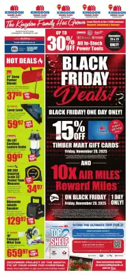 Timber Mart flyer (valid until 2-12)