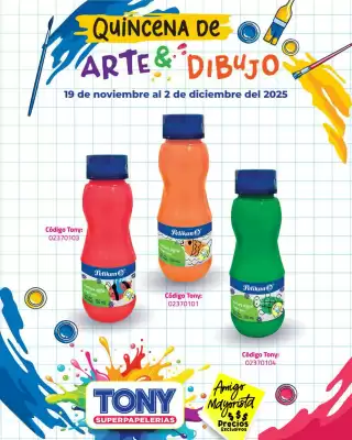 Catálogo Tony Super Papelerías (válido hasta 2-12)