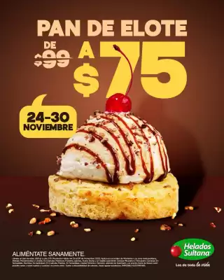 Catálogo Helados Sultana (válido hasta 30-11)