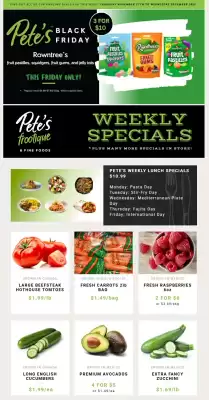 Pete's Fine Foods flyer (valid until 3-12)