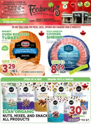 Foodsmiths flyer (valid until 3-12)