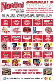 Nardini Specialties flyer week 48 Page 1