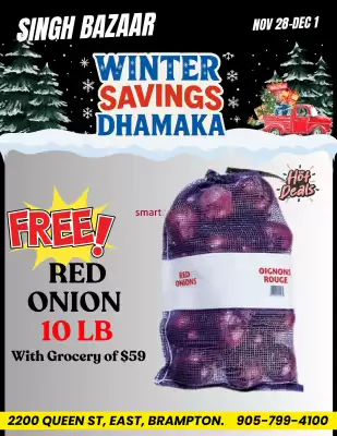 Singh Bazaar flyer (valid until 3-12)