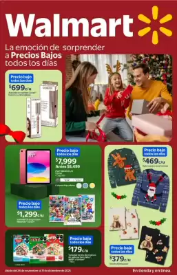 Folleto Walmart (válido hasta 31-12)