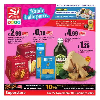 Volantino Sì con te Superstore (valido fino al 10-12)