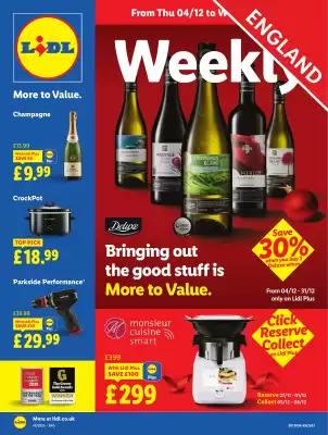 Lidl leaflet (valid until 10-12)