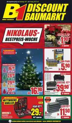 B1 Discount Baumarkt Prospekt (gültig bis 5-12)