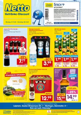 Netto Getränke Discount Prospekt (gültig bis 6-12)