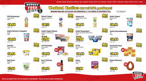 Budget Food folder Pagina 1