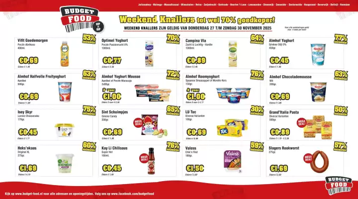 Budget Food folder (geldig t/m 30-11)