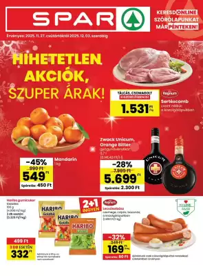 Spar akciós újság