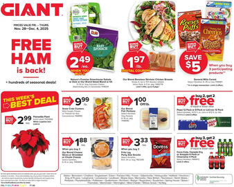 GIANT weekly ad week 48 Page 1