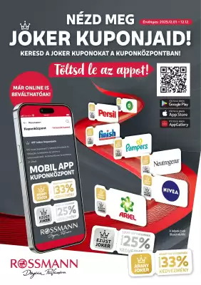 Rossmann akciós újság (érvényes eddig: 12-12)