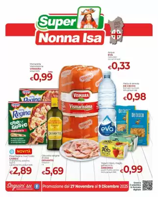 Volantino Supermercati Nonna Isa (valido fino al 9-12)