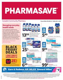 Pharmasave flyer week 48 Page 1