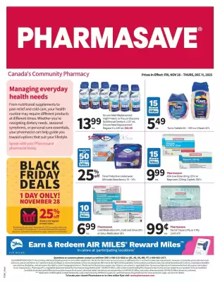 Pharmasave flyer (valid until 3-12)