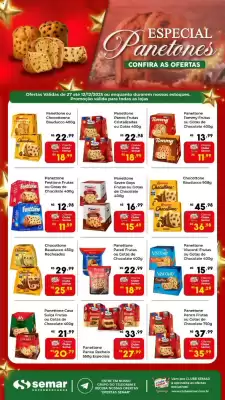 Folheto Semar Supermercado (válido até 12-12)