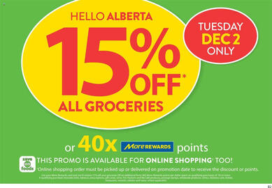 Save on Foods flyer week 48 Page 1