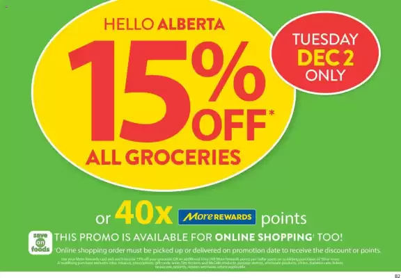 Save on Foods flyer (valid until 2-12)