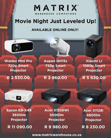 Matrix Warehouse catalogue Page 1