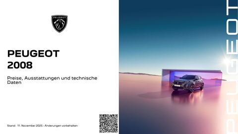 Peugeot Flugblatt | 2008 Seite 1