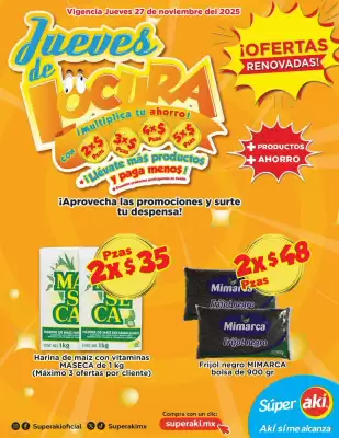 Folleto Super Aki (válido hasta 27-11)