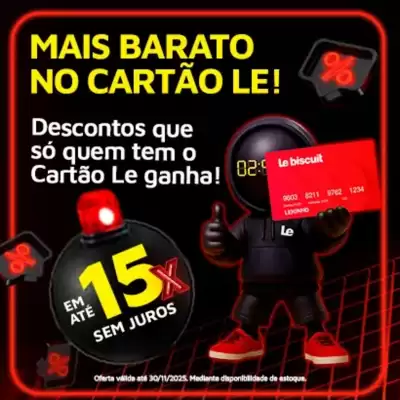 Encarte Le Biscuit (válido até 30-11)