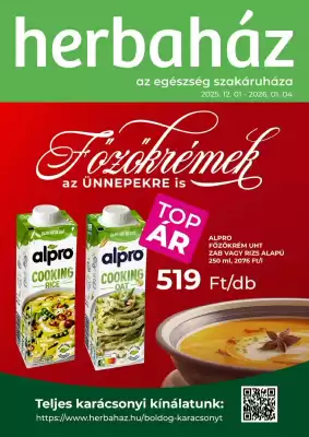 Herbaház akciós újság