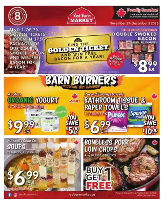 Red Barn Market flyer (valid until 3-12)