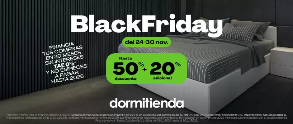 Folleto Dormitienda (válido hasta el 30-11)