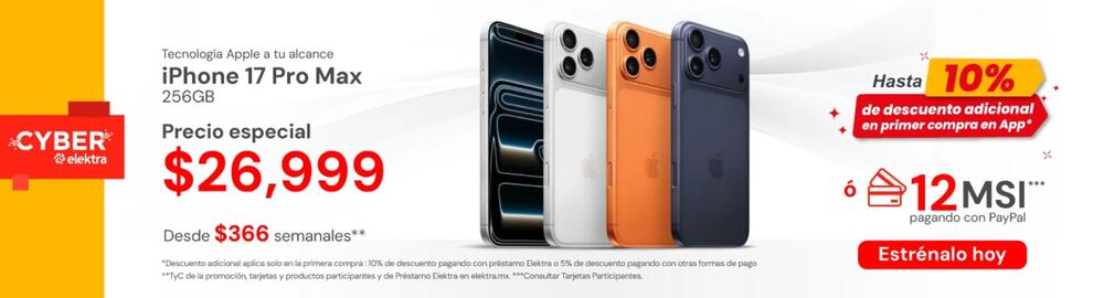 Catálogo Elektra | Cyber Elektra Página 1