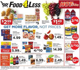 Food 4 Less weekly ad Page 1