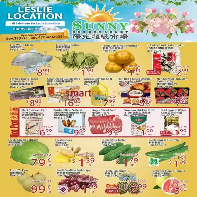 Sunny Food Mart flyer (valid until 4-12)