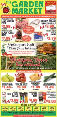 The Garden Market flyer (valid until 4-12)