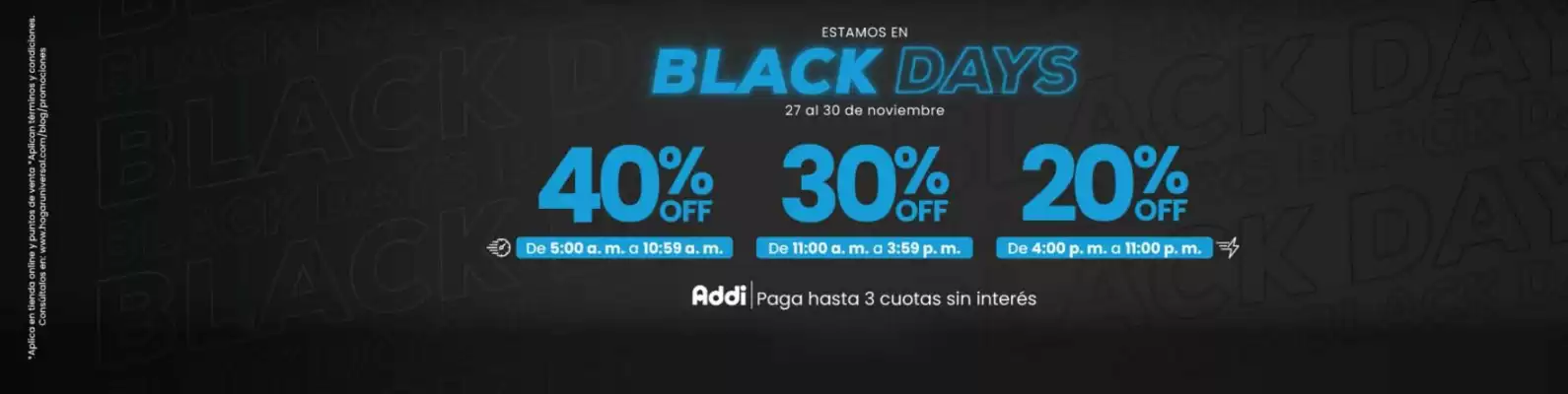 Catálogo Hogar Universal (válido hasta 30-11)