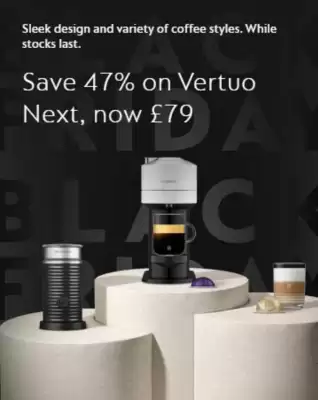 Nespresso leaflet (valid until 9-12)