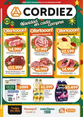 Folleto Cordiez (válido hasta 3-12)