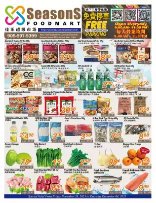 Seasons Foodmart flyer (valid until 3-12)