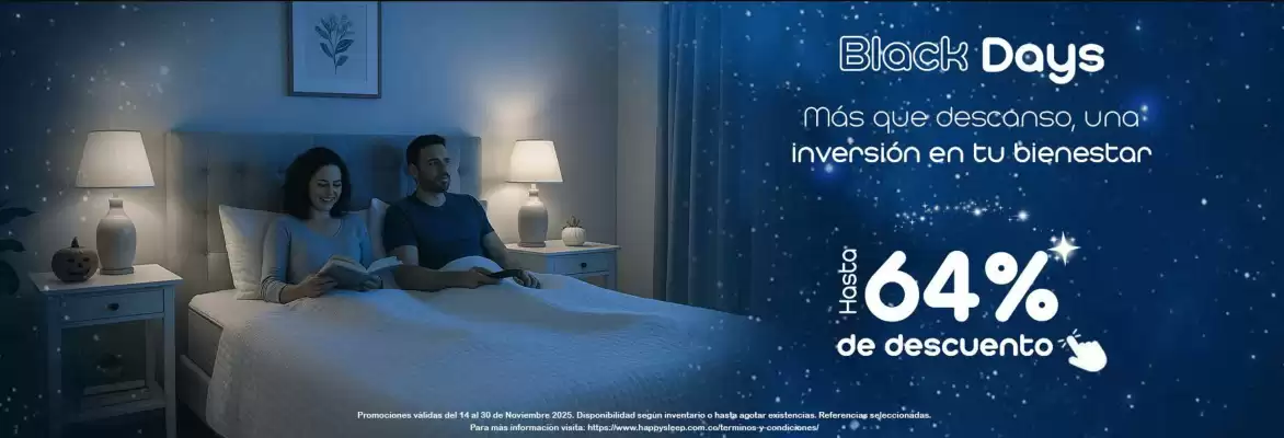Catálogo Happy Sleep (válido hasta 30-11)