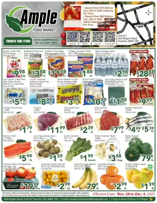 Ample Food Market flyer (valid until 4-12)