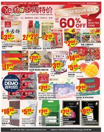 Terra Foodmart flyer week 48 Page 1
