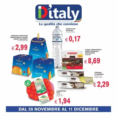 Volantino D'Italy (valido fino al 11-12)